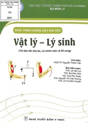 Vật lý - Lý sinh Giáo trình giảng dạy đại học Nguyễn Thành Vấn