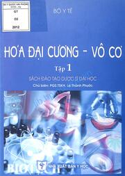 Hóa đại cương - vô cơ Tập 1 - Cấu tạo chất và nhiệt động hóa học